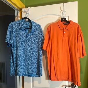 PGA Tour Orange Polo Shirt Casual Wear